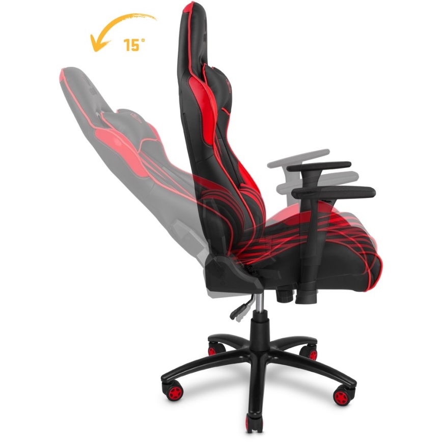 Yenkee - Gaming chair black/red