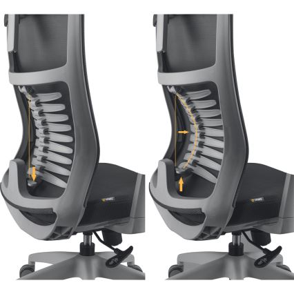 Yenkee - Office chair black/grey