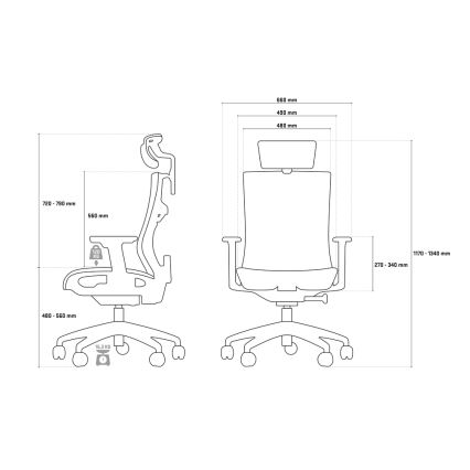 Yenkee - Office chair black