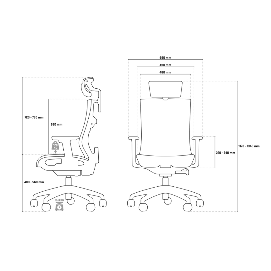 Yenkee - Office chair black