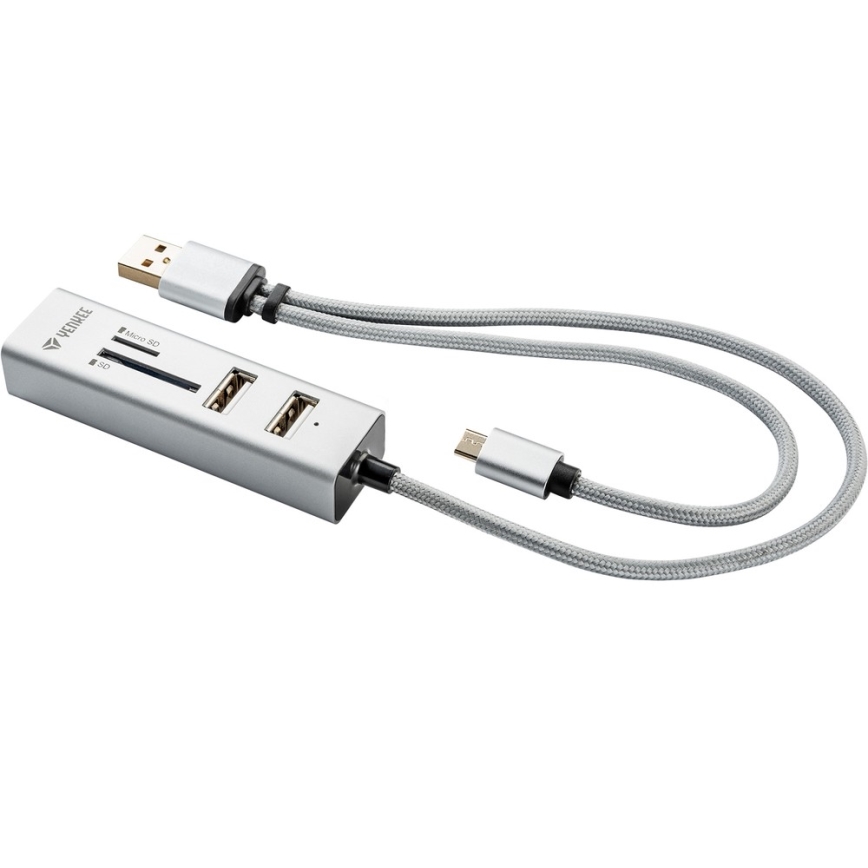 Yenkee - USB Splitter 2.0 and OTG and card reader