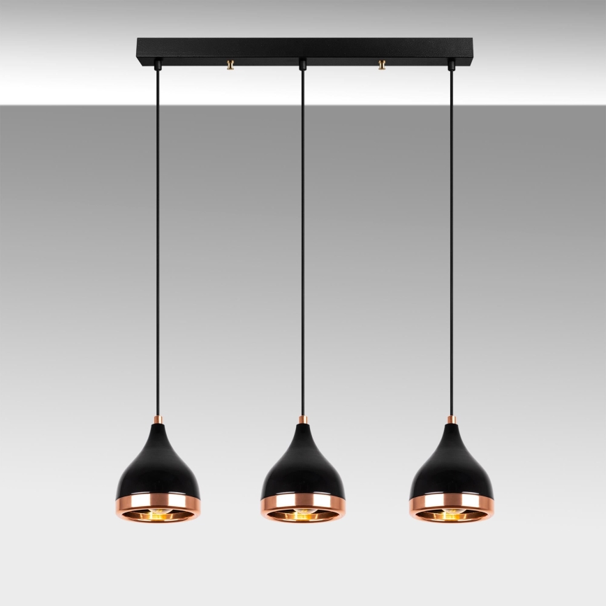 YILDO Cable Pendant Light, 3x E27/40W/230V