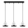 YILDO Pendant Light 3xE27/40W/230V White/Black