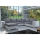 YORK Upholstered Reversible U-Shaped Sofa Bed — White/Gray