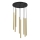YORU Cable-Suspended Chandelier 8xG9/8W/230V, Brass