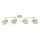 ZAHARA Flush-Mount Chandelier 4xE27/10W/230V, Gold