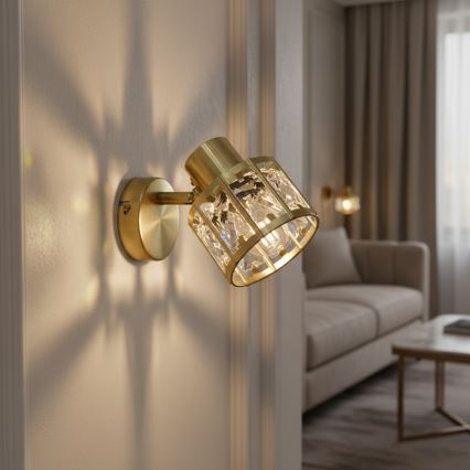 ZAHARA Wall Lamp 1xE27/10W/230V Gold