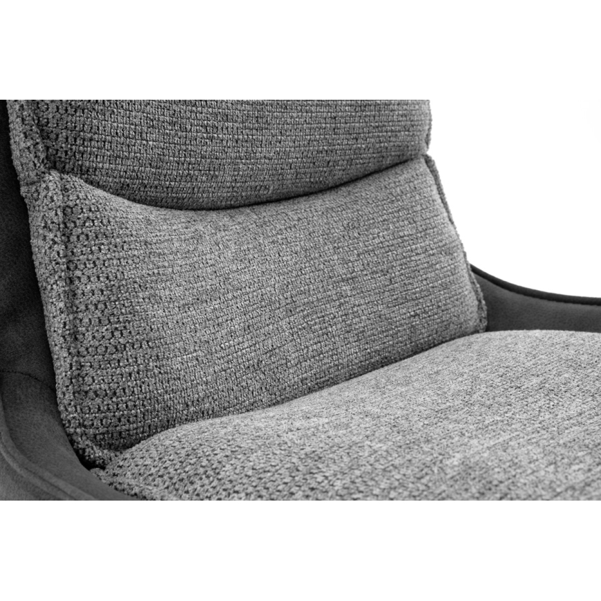 ZAIRA chairs, set of 2, anthracite