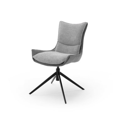 ZAIRA Chairs, Set of 2, Grey