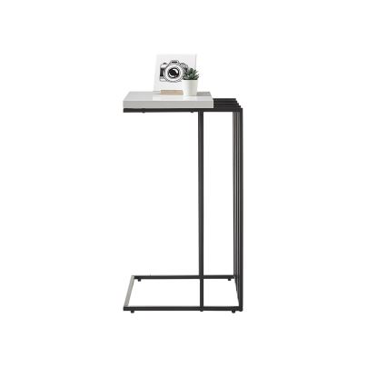 ZAIRA White Side Table