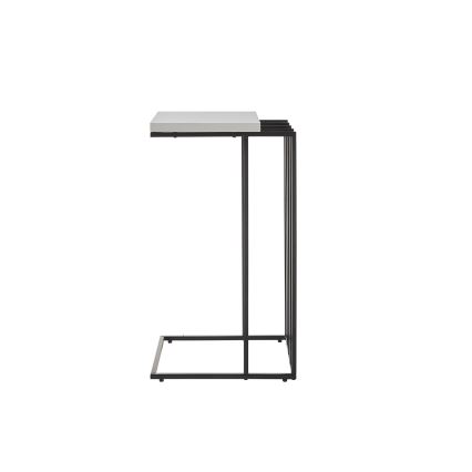 ZAIRA White Side Table