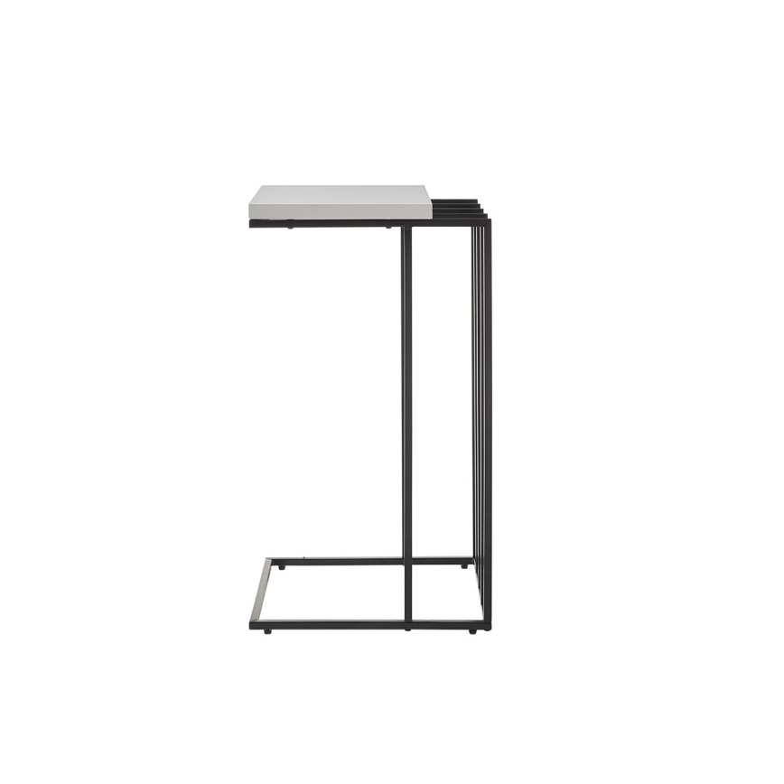 ZAIRA White Side Table
