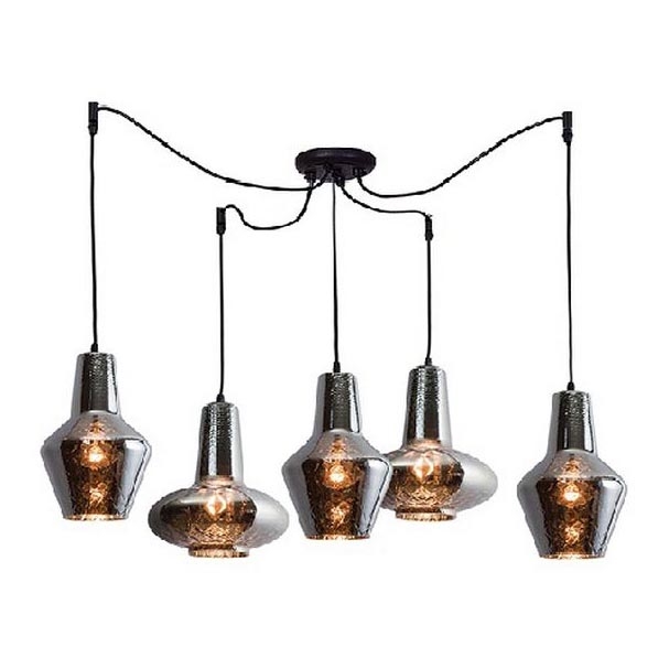 Zambelis 17150 - Chandelier on a string 5xE27/40W/230V spider