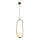Zambelis 18142-BR - Chandelier on a string 1xG9/9W/230V