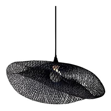Zambelis 19108 - Chandelier on a string 1xE27/40W/230V bamboo/black
