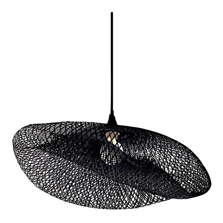 Zambelis 19108 - Chandelier on a string 1xE27/40W/230V bamboo/black