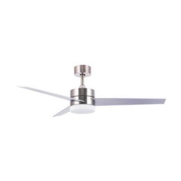 Zambelis 19134 - LED Ceiling fan LED/15W/230V 3000/4000/6000K matte chrome + remote control