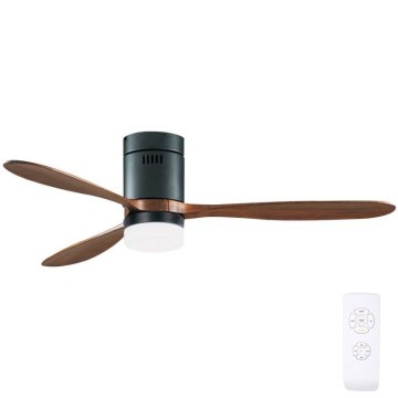 Zambelis 19144 - LED Ceiling fan LED/15W/230V 3000/4000/6000 cherry + remote control