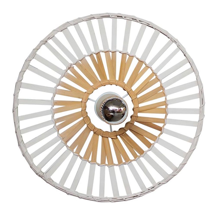 Zambelis 19251 - Wall light 1xE27/40W/230V bamboo/beige