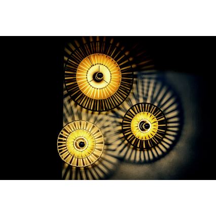 Zambelis 19251 - Wall light 1xE27/40W/230V bamboo/beige