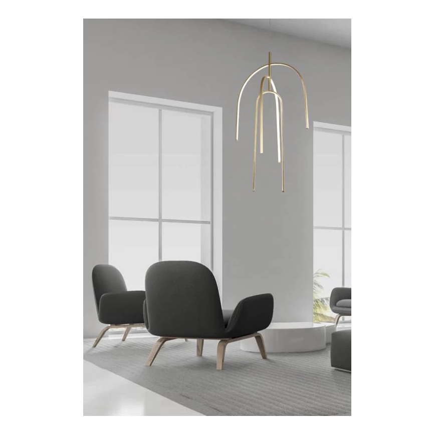 Zambelis 1931 - LED Dimmable chandelier on a string LED/80W/230V gold