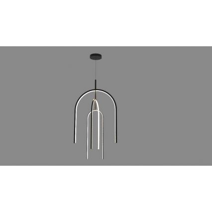 Zambelis 1932 - LED Dimmable chandelier on a string LED/80W/230V black