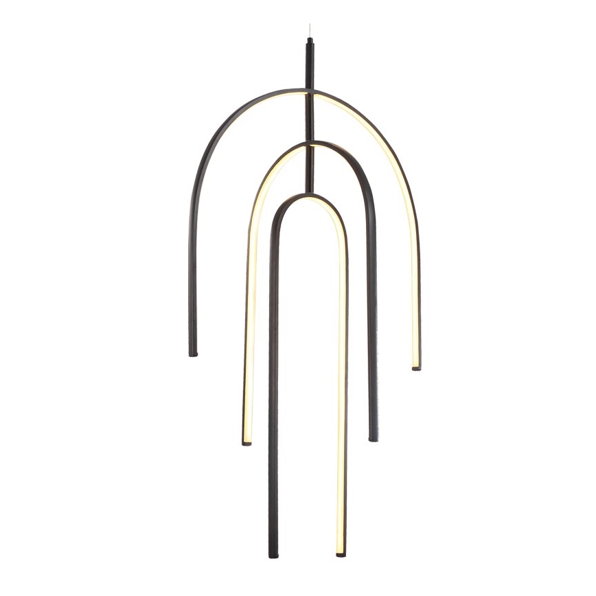 Zambelis 1932 - LED Dimmable chandelier on a string LED/80W/230V black