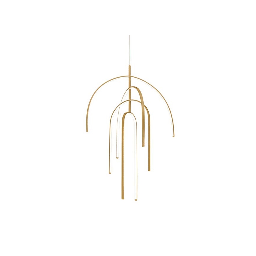 Zambelis 1933 - LED Dimmable chandelier on a string LED/96W/230V gold