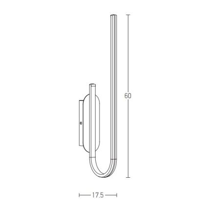 Zambelis 1935 - LED Dimmable wall light LED/18W/230V gold