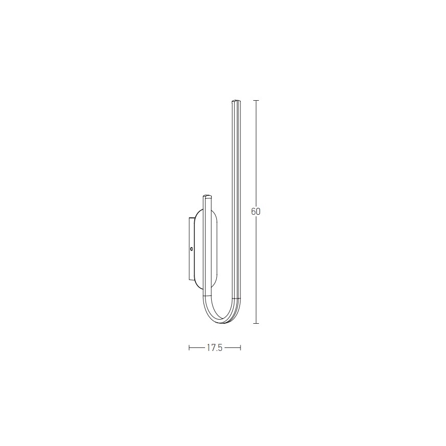 Zambelis 1935 - LED Dimmable wall light LED/18W/230V gold