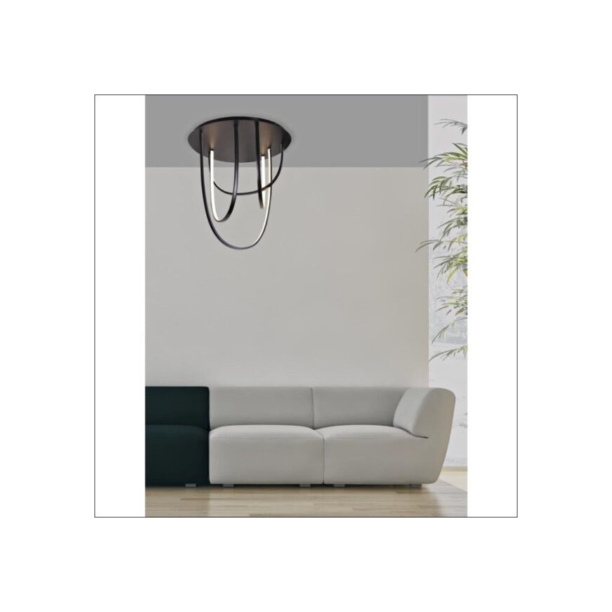 Zambelis 1951 - LED Dimmable surface-mounted chandelier LED/80W/230V black