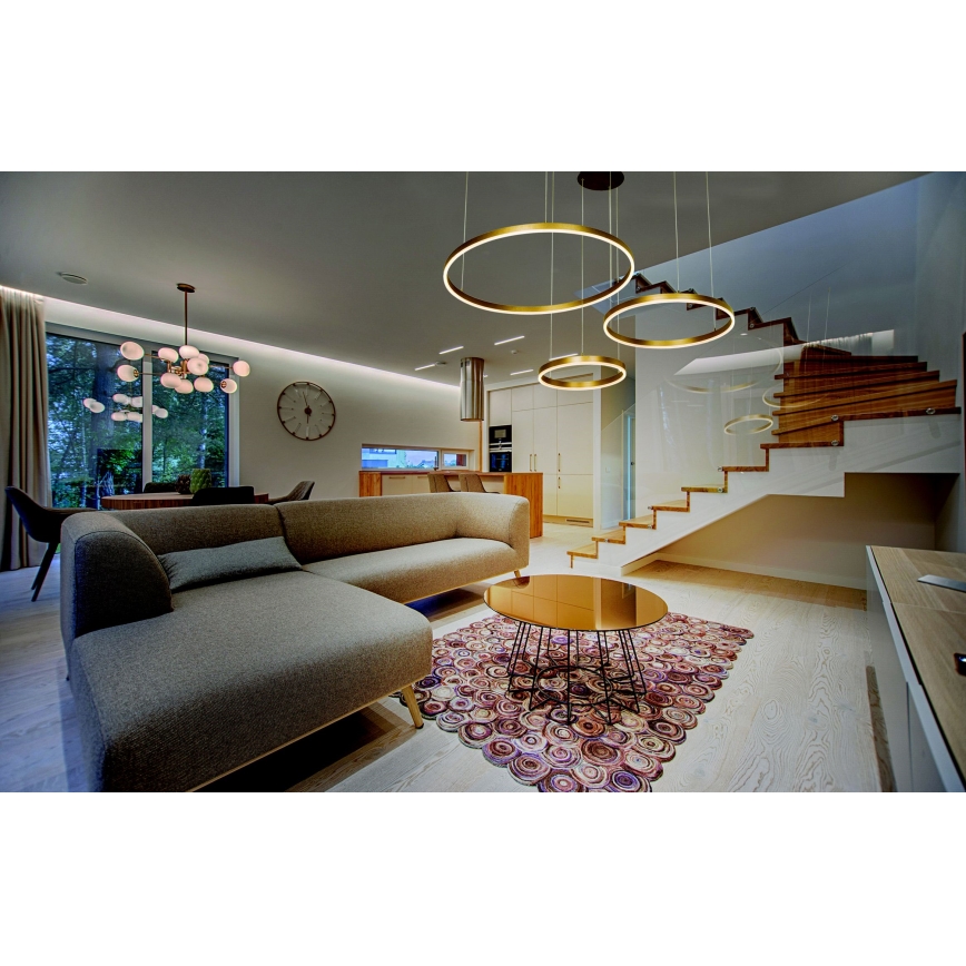 Zambelis 1956 - LED Chandelier on a string LED/136W/230V gold