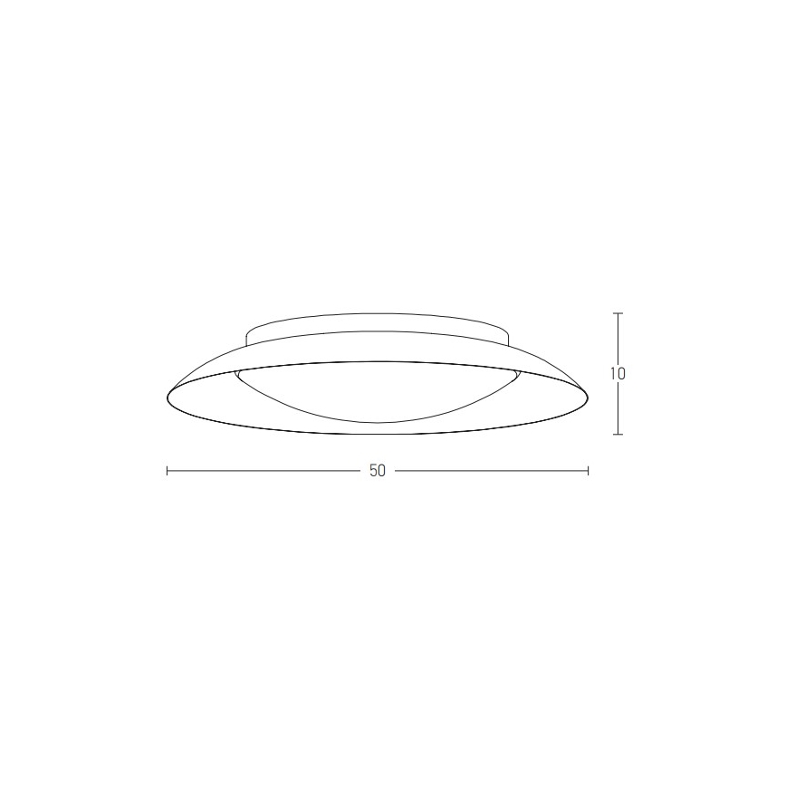 Zambelis 1959 - LED Ceiling light LED/28W/230V d. 50 cm copper