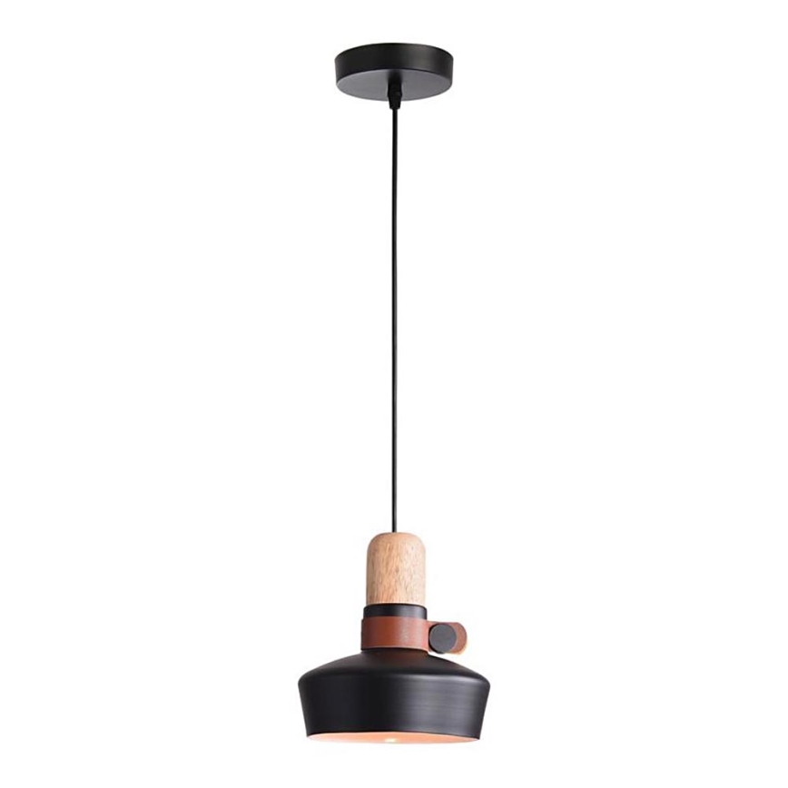 Zambelis 1990 - Chandelier on a string 1xE27/40W/230V oak/black