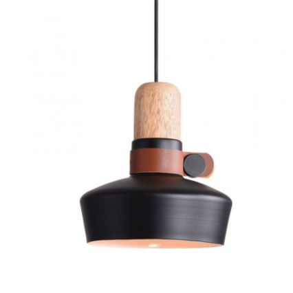 Zambelis 1990 - Chandelier on a string 1xE27/40W/230V oak/black