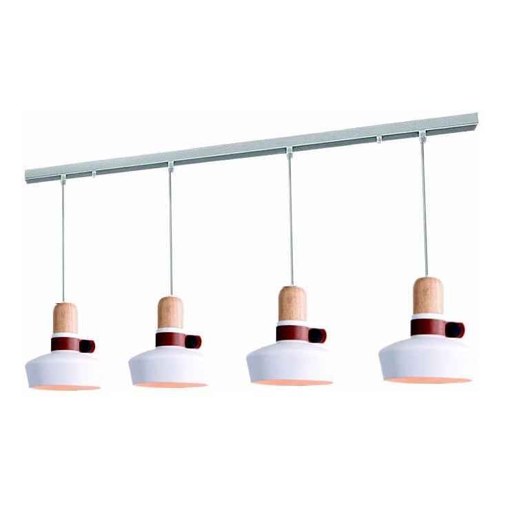Zambelis 1993-W - Chandelier on a string 4xE27/40W/230V white