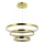 Zambelis 2009 - LED Dimmable chandelier on a string LED/112W/230V gold
