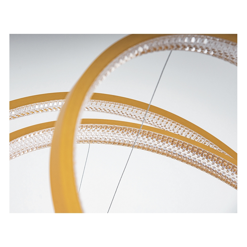 Zambelis 2009 - LED Dimmable chandelier on a string LED/112W/230V gold