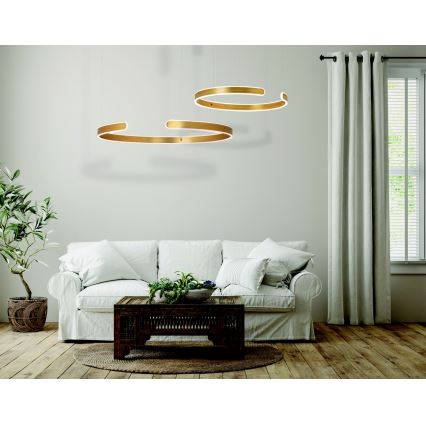 Zambelis 2012 - LED Dimmable chandelier on a string LED/40W/230V gold