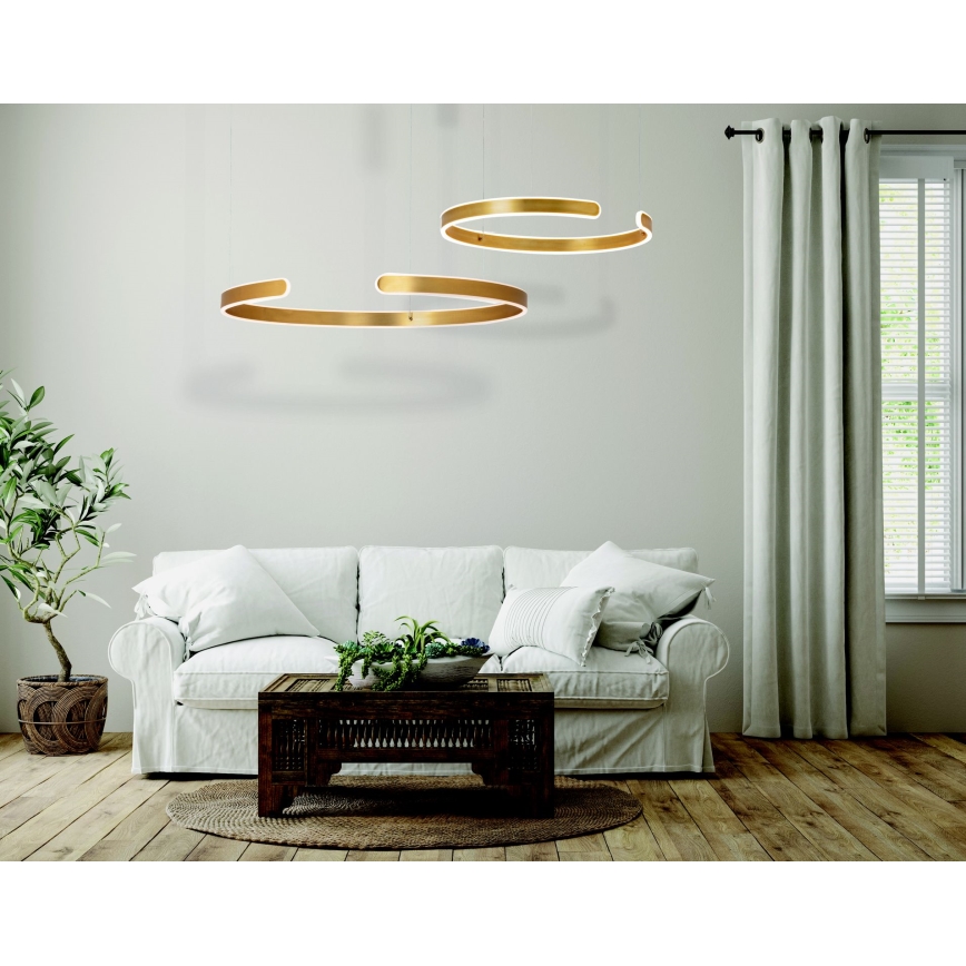 Zambelis 2012 - LED Dimmable chandelier on a string LED/40W/230V gold