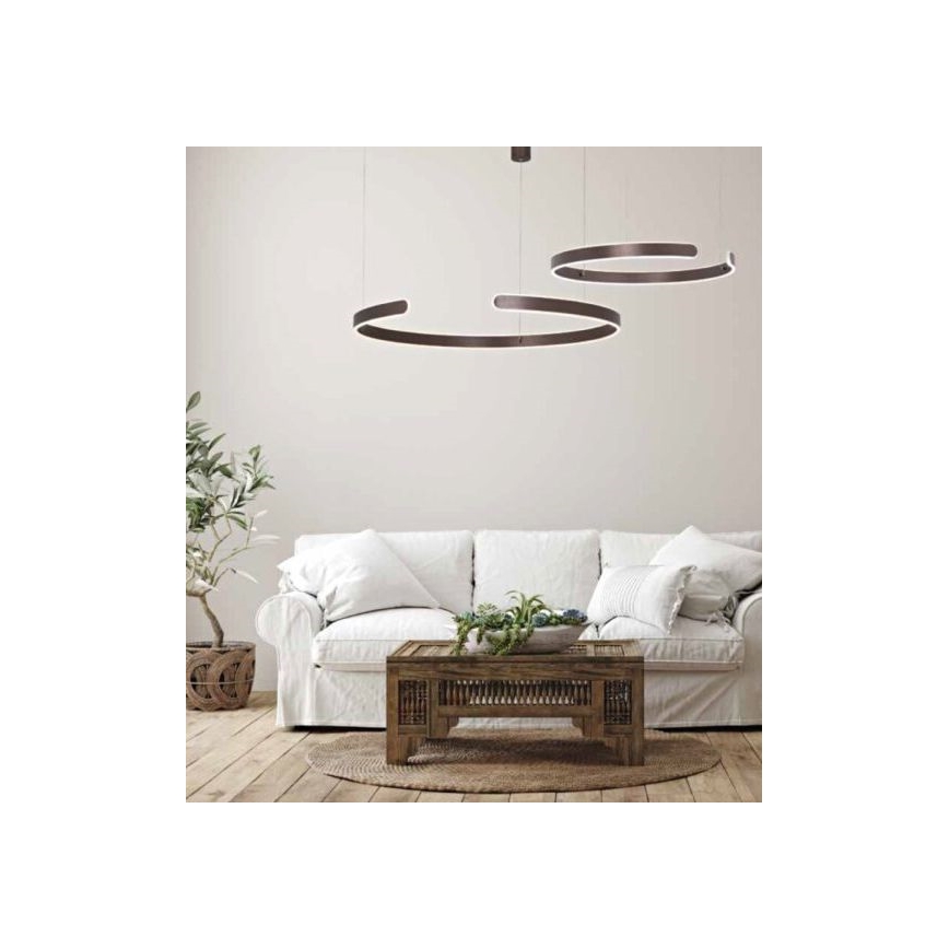 Zambelis 2013 - LED Dimmable chandelier on a string LED/40W/230V brown