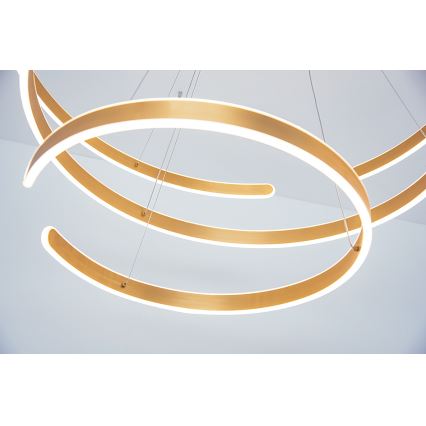 Zambelis 2014 - LED Dimmable chandelier on a string LED/120W/230V gold
