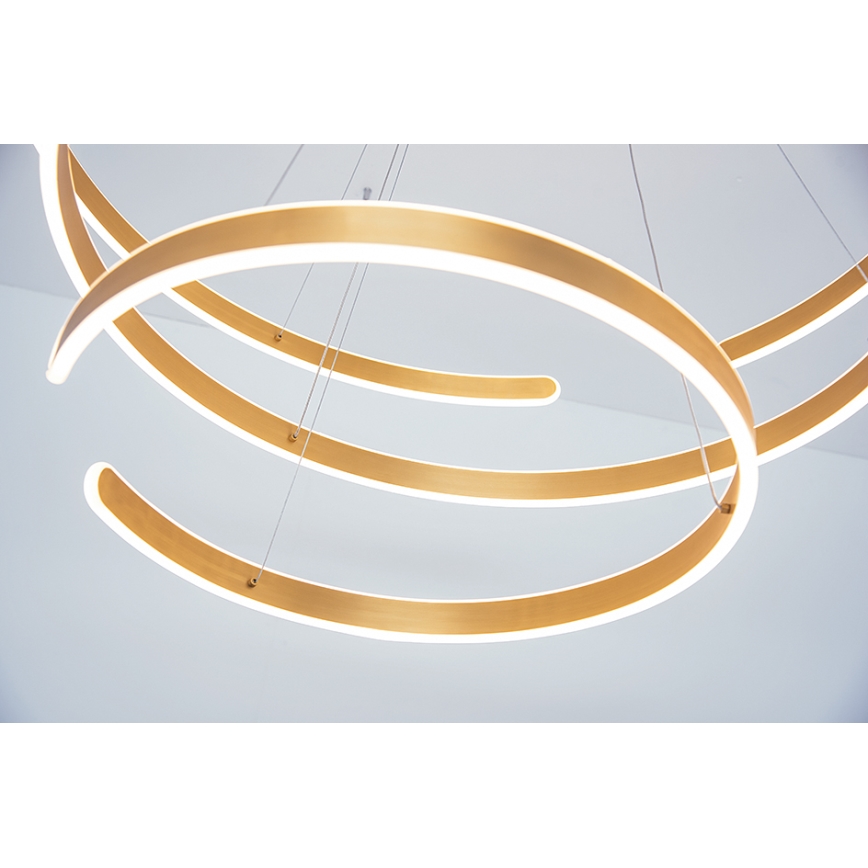 Zambelis 2014 - LED Dimmable chandelier on a string LED/120W/230V gold