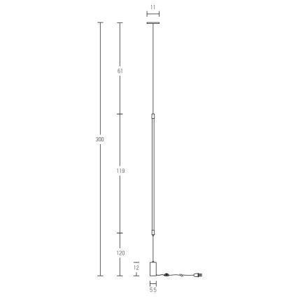 Zambelis 20184 - LED Floor lamp LED/22W/230V