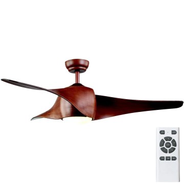 Zambelis 20256 - LED Ceiling fan LED/15W/230V 3000/4000/6000 cherry + remote control
