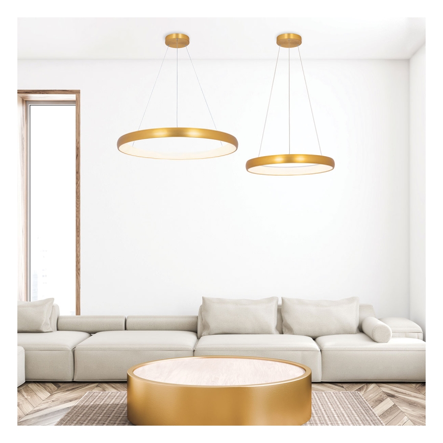 Zambelis 2046 - LED Dimmable chandelier on a string LED/30W/230V d. 40 cm gold