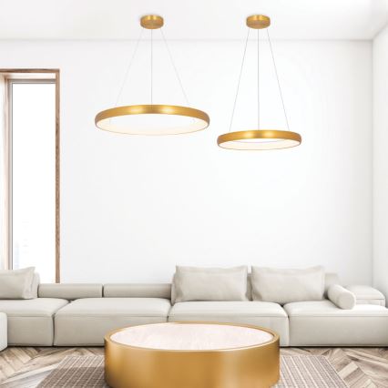 Zambelis 2054 - LED Dimmable chandelier on a string LED/50W/230V d. 60 cm gold
