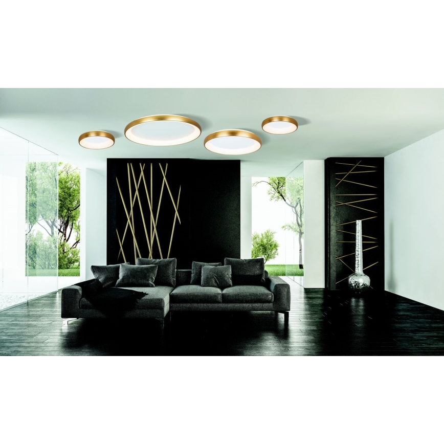 Zambelis 2058 - LED Dimmable ceiling light LED/60W/230V d. 80 cm gold