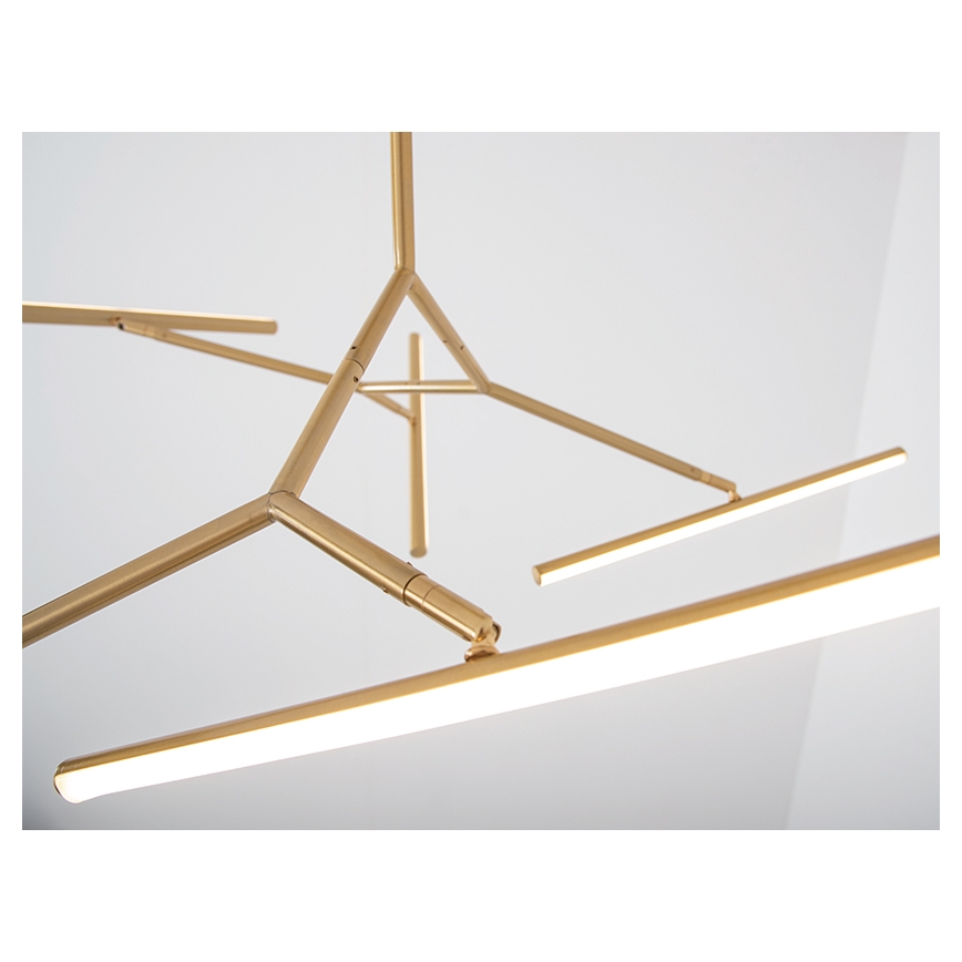 Zambelis 2071 - LED Dimmable chandelier on a pole LED/49W/230V gold