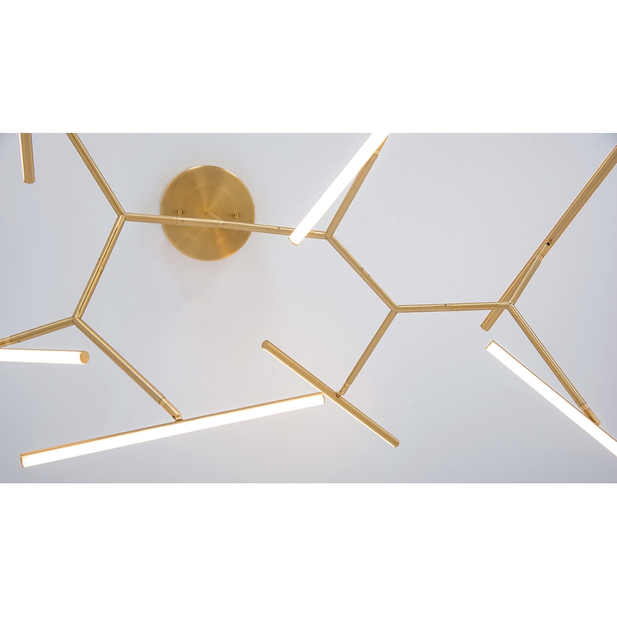 Zambelis 2073 - LED Dimmable chandelier on a pole LED/68W/230V gold